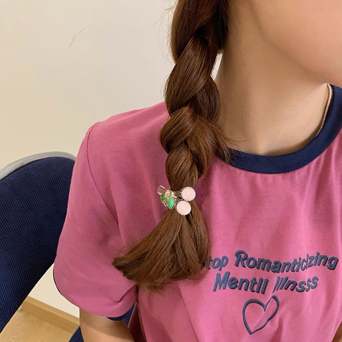 [LIN] Kẹp Tóc Kẹp Mái Hình Cherry Dễ Thương