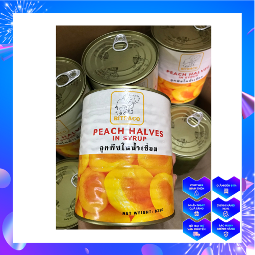 Đào ngâm nước đường 825g