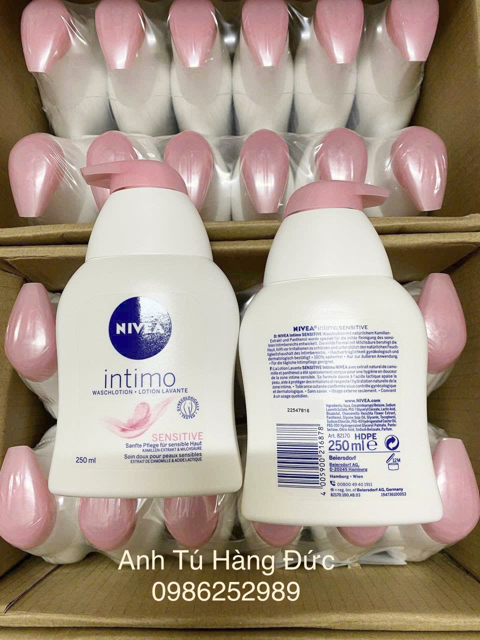 DUNG DỊCH VỆ SINH PHỤ NỮ NIVEA INTIMO SẢN PHẨM CỦA ĐỨC