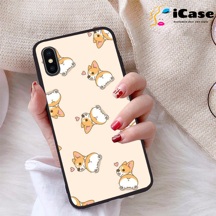 Ốp lưng iPhone X viền dẻo TPU BST Kawai