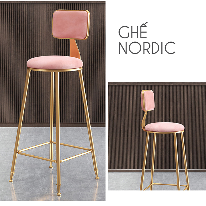 Ghế ngồi quầy bar NORDIC