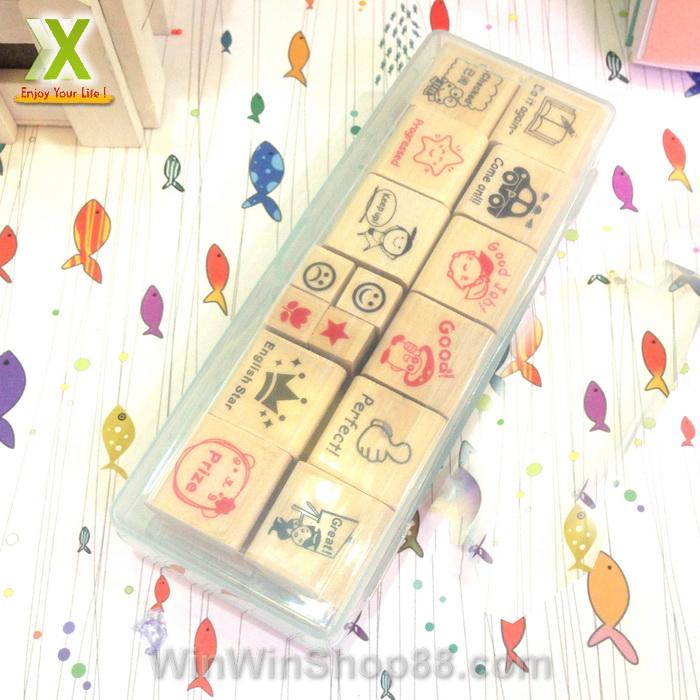 Bộ con dấu khen thưởng - Tiếng Anh