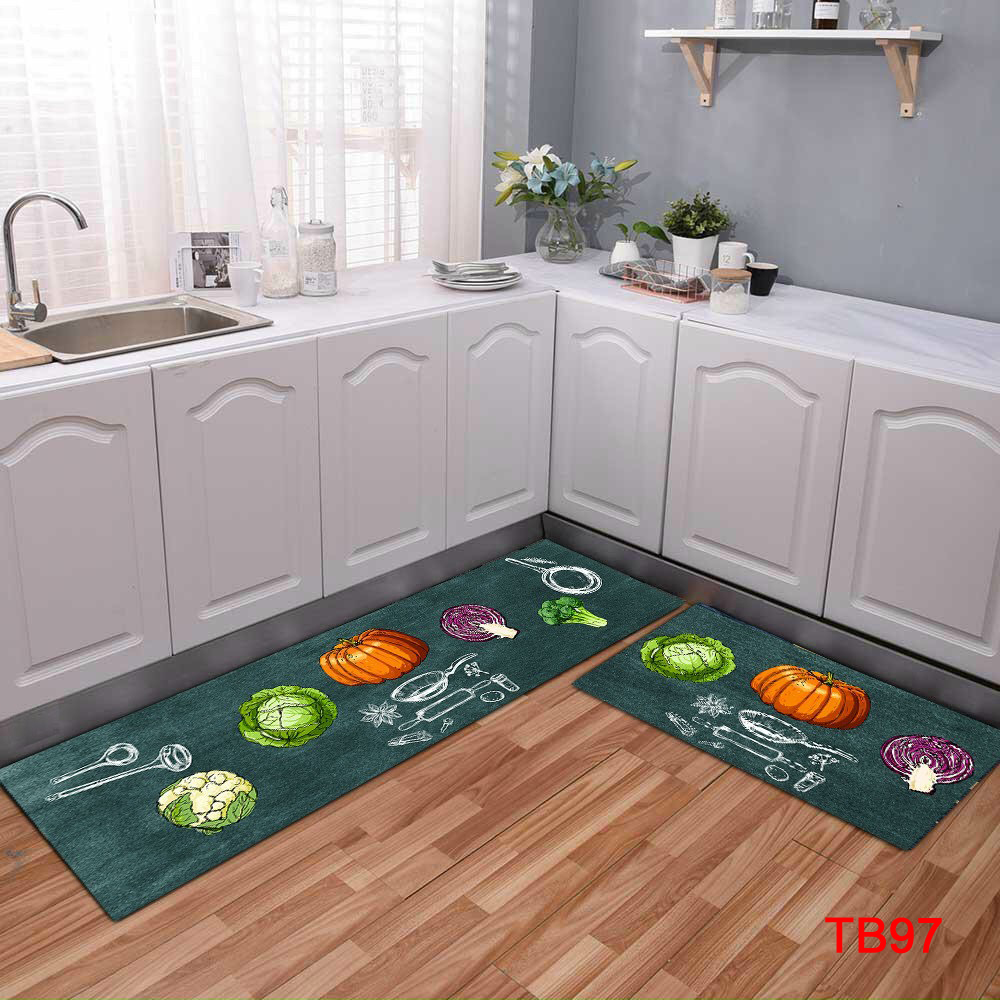 BỘ THẢM BẾP SIÊU THẤM HÚT IN HỌA TIẾT 3D
