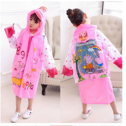 Áo mưa cho bé trai bé gái từ 3-12 tuổi AM01