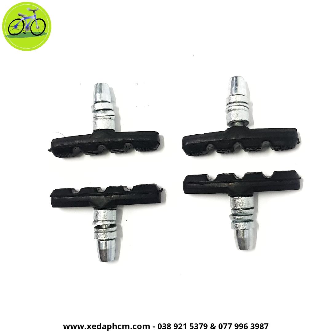 2 Cặp Gôm thắng xe đạp thể thao, má phanh xe đạp càng thắng V