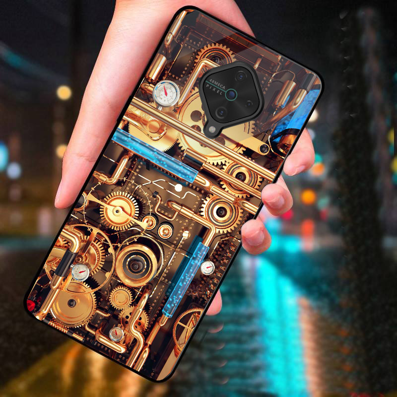 Ốp Lưng VIVO S1 PRO, S1 mặt kính cường lực cao cấp thiết kế riêng