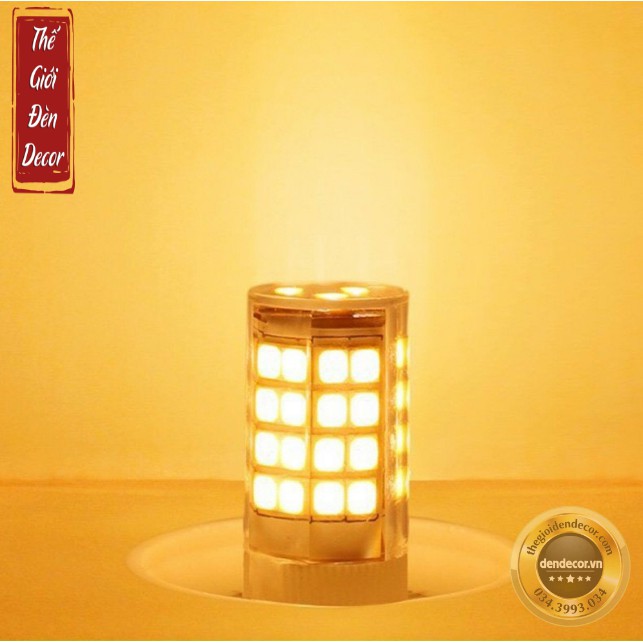 BÓNG LED ĐUI G9 LẮP ĐÈN CHÙM THẢ DECOR