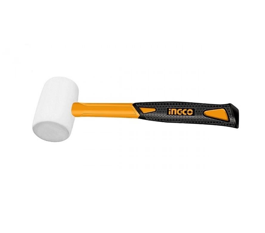 Búa cao su (trắng-220g) Ingco HRUH8308