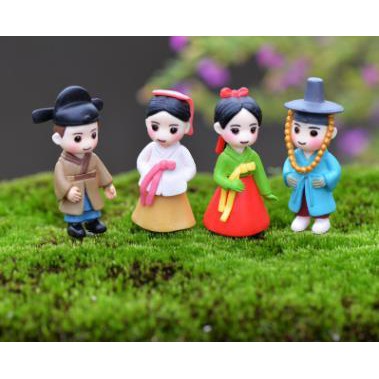 phụ kiện trang trí tiểu cảnh hình Cặp đôi hàn quốc