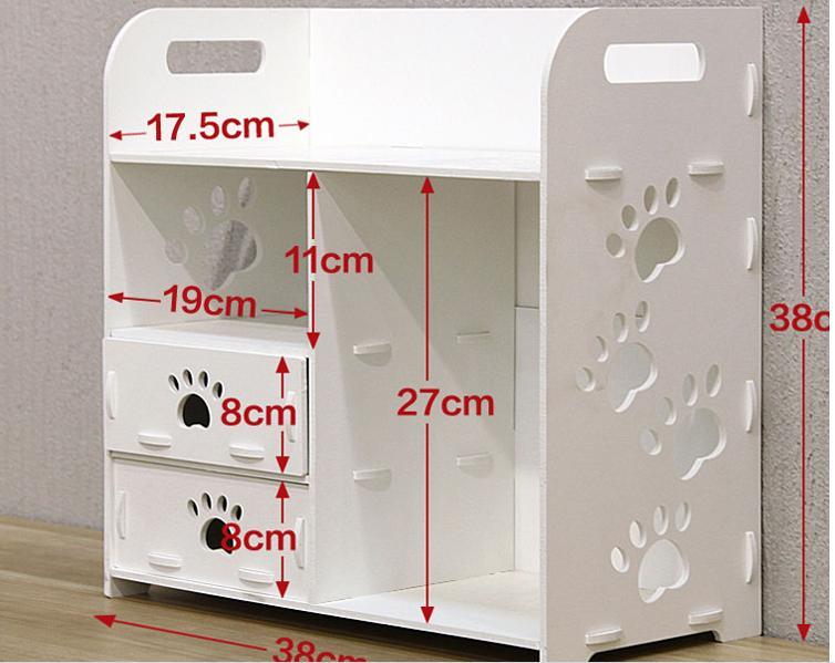 Kệ để mỹ phẩm, kệ đựng mỹ phẩm chân chó
