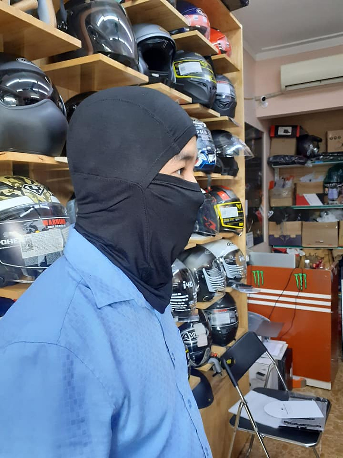 [HCM]Mũ Ninja Trùm Đầu Chất Liệu Cotton