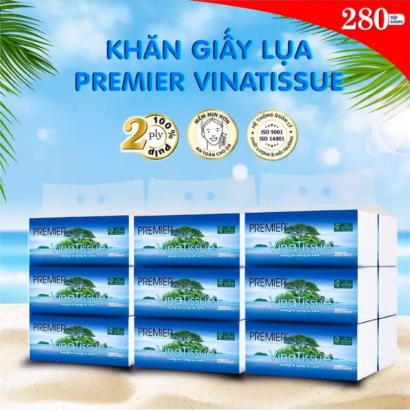 (1 gói) khăn giấy rút vinatissue