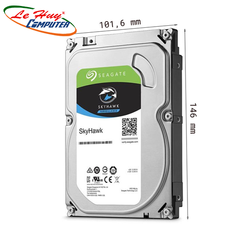 Ổ cứng HDD Seagate SkyHawk AI 8TB 7200rpm SATA 3.5" (ST8000VE001)