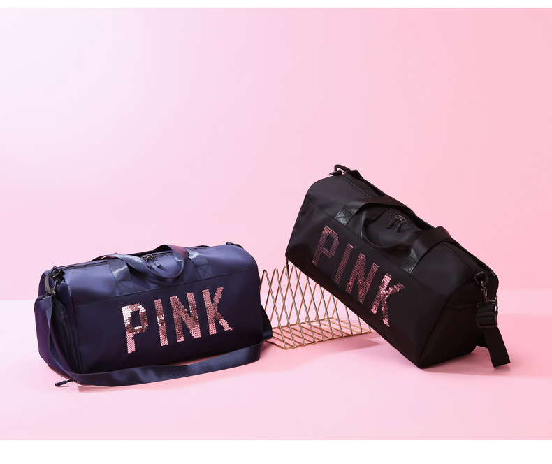 Túi du lịch Tập gym Pink siêu đẹp có ngăn đựng giày cao cấp gsr FV6