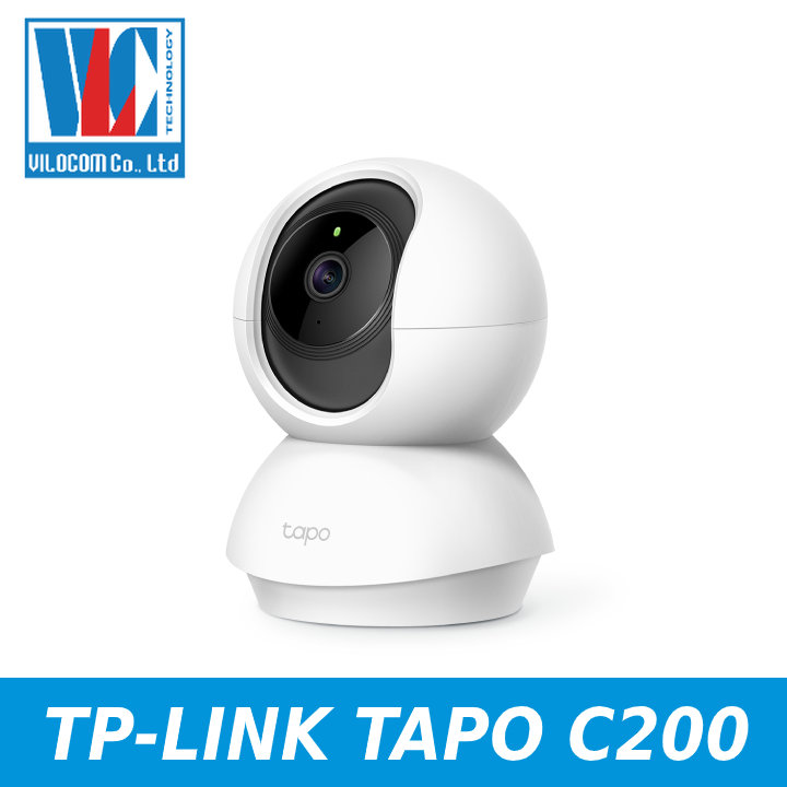 Camera wi-fi an ninh gia đình đàm thoại hai chiều quay quét tapo c200 - vilocom