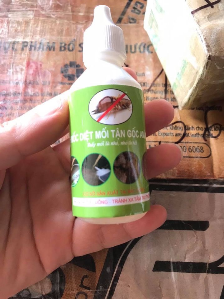Diệt mối tận gốc bằng dung dịch sinh học Amazon chai 50ml