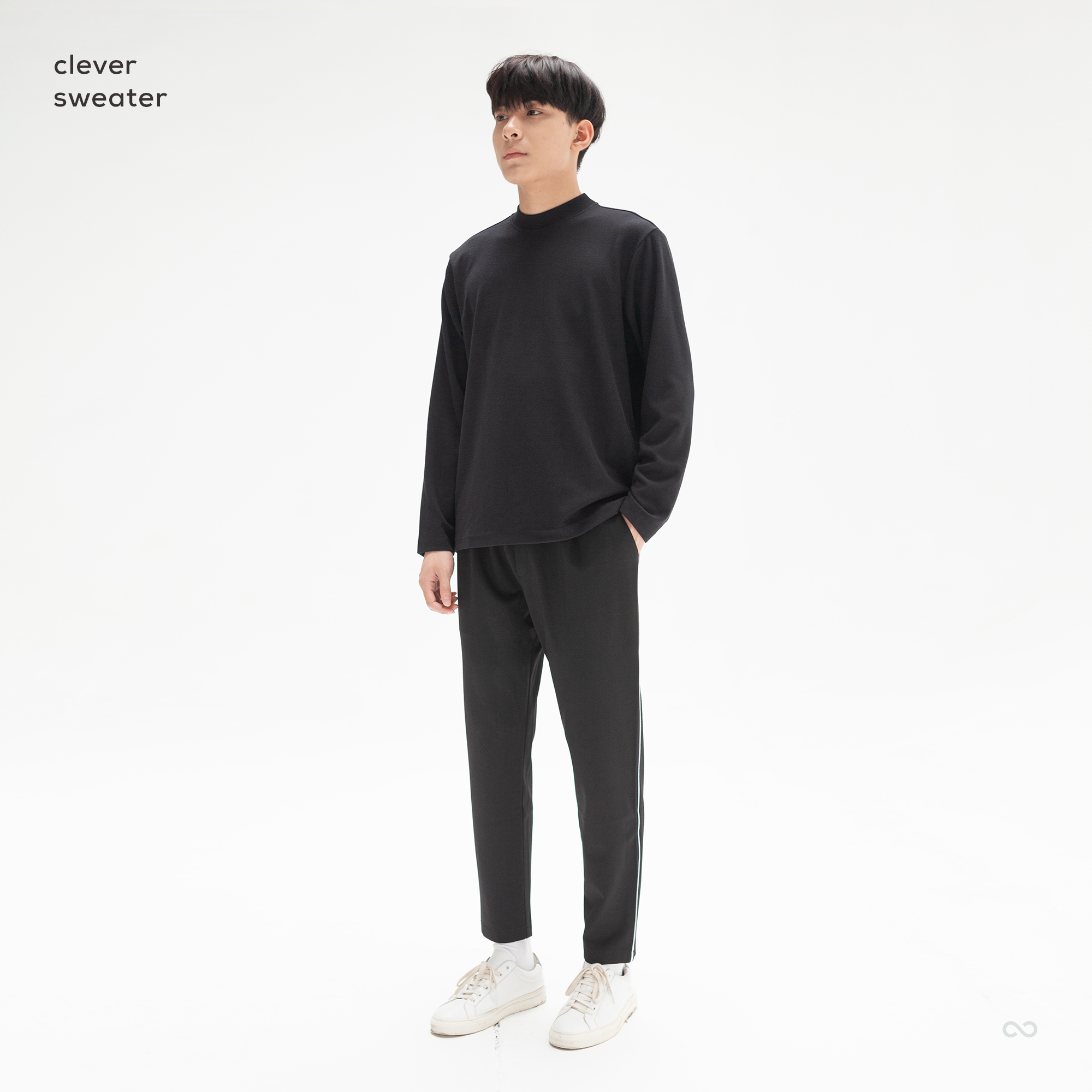 Áo nỉ dài tay LOOK Clever sweater