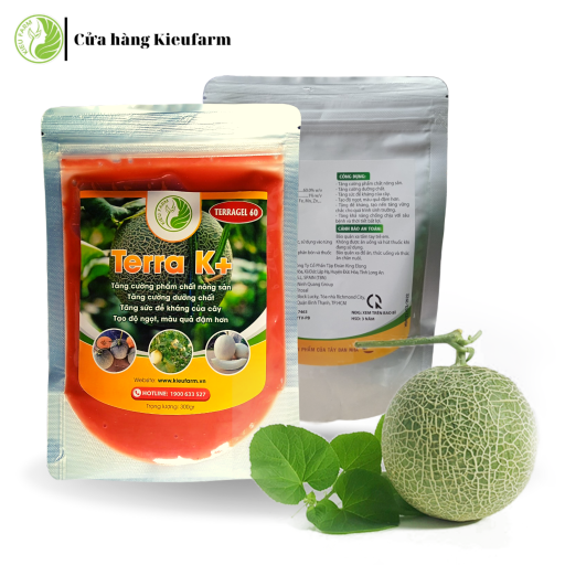 Phân bón Kali gel Terra K_KIEUFARM_Tạo độ ngọt, màu quả đẹp, tăng cường phẩm chất nông sản