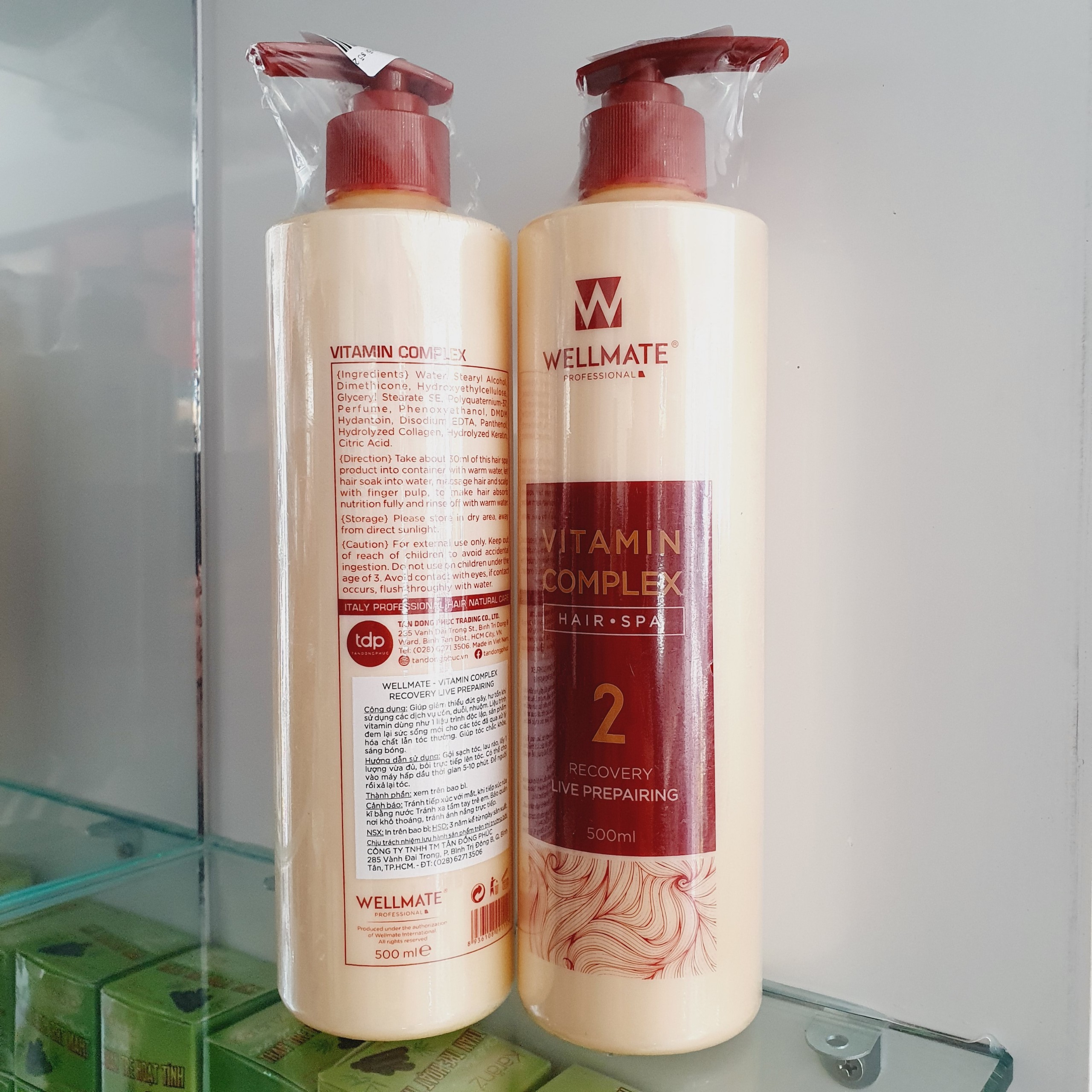 Dầu Xả Phục Hồi Collagen Wellmate – Vitamin Complex chai số 2