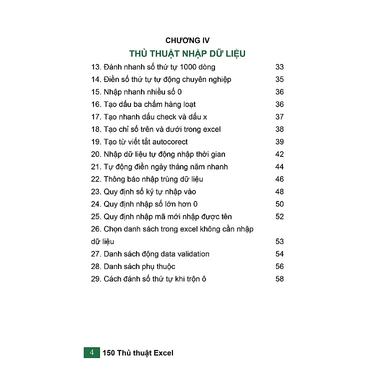 Sách - 150 Thủ Thuật Excel Ứng Dụng Văn Phòng