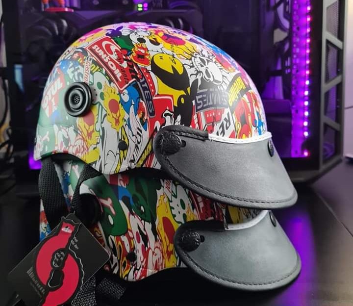 Nón Bảo Hiểm Sơn Carbon Nhúng Màu Cao Cấp