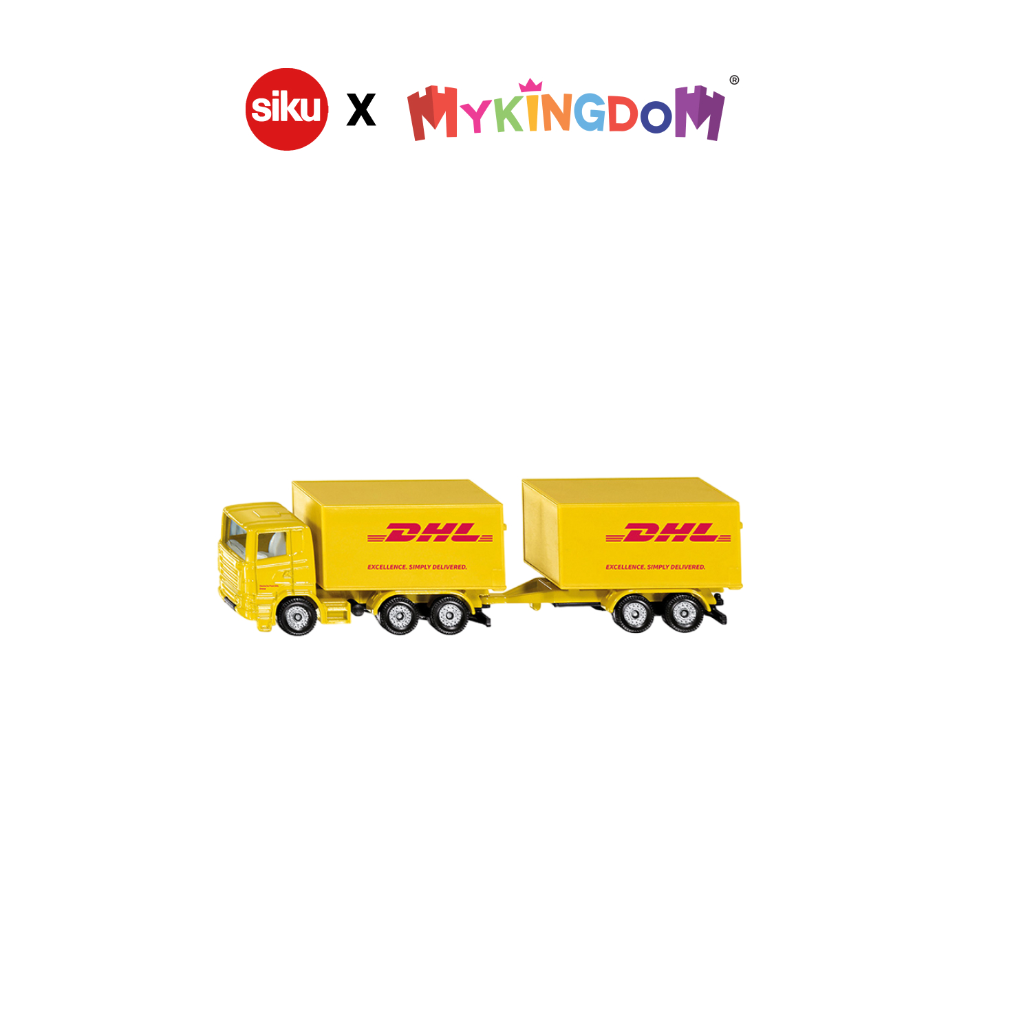Đồ chơi mô hình siku xe vận chuyển dhl 1694