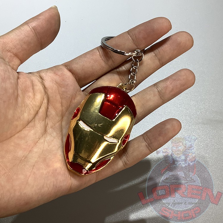 Móc Khóa Mặt Nạ Ironman