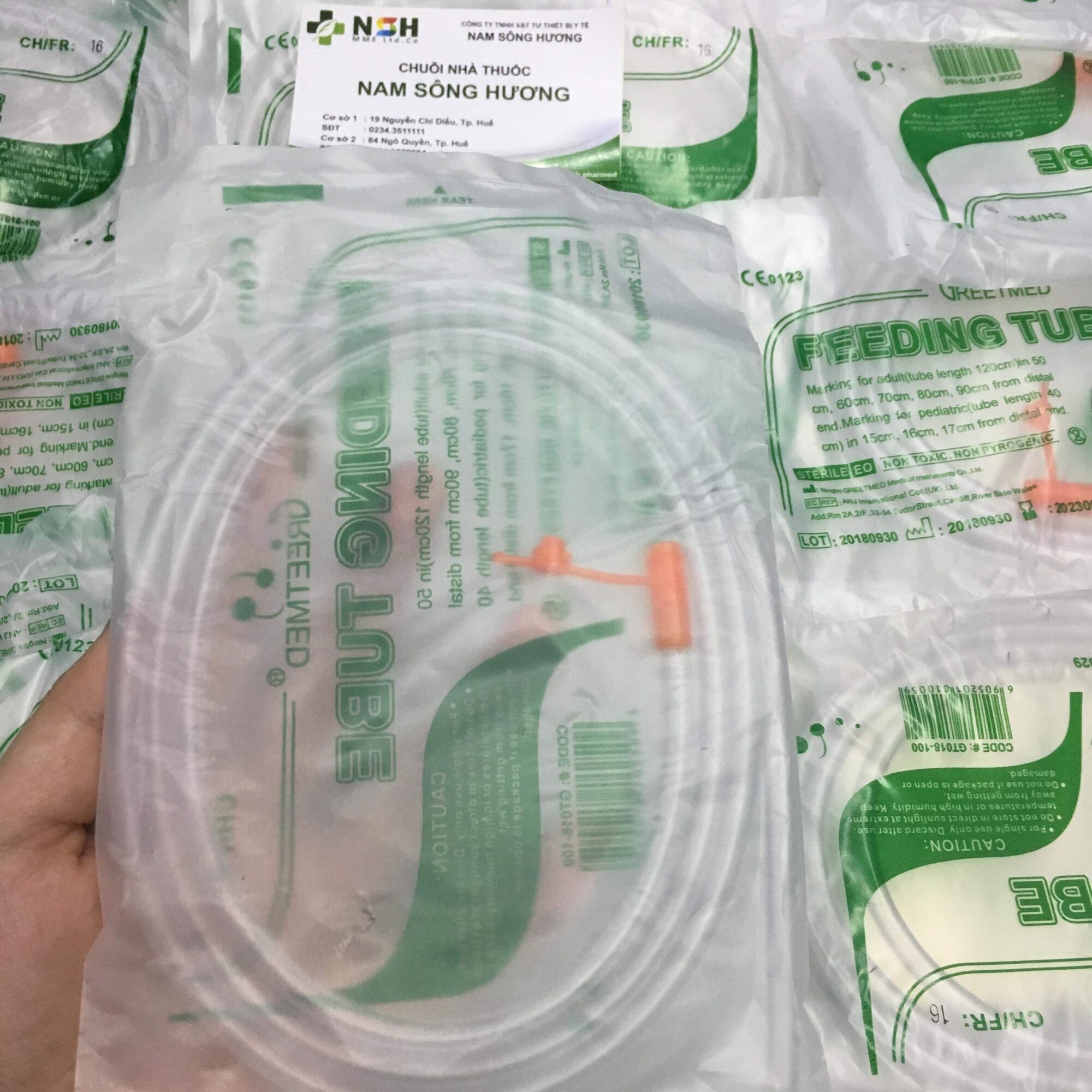 Dây cho ăn các số 6, 8, 10, 12, 14, 16, 18