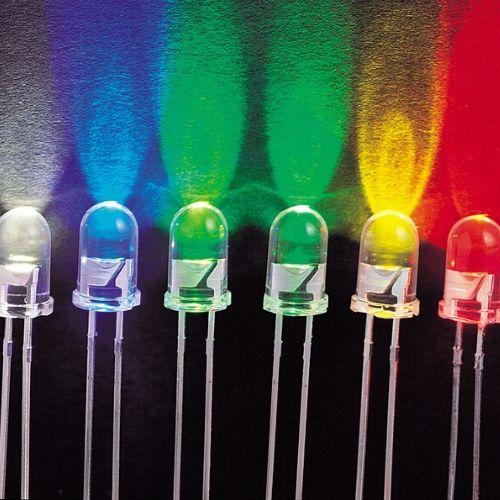 Đèn led đục 5 ly chân dài ( 1 bịch 1000 con) Đủ Màu