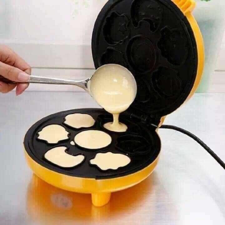 Máy nướng bánh hình thú mini Khuôn Làm Bánh Bông Lan Nướng Chống Dính-Máy nướng bánh cao cấp hình thú magix