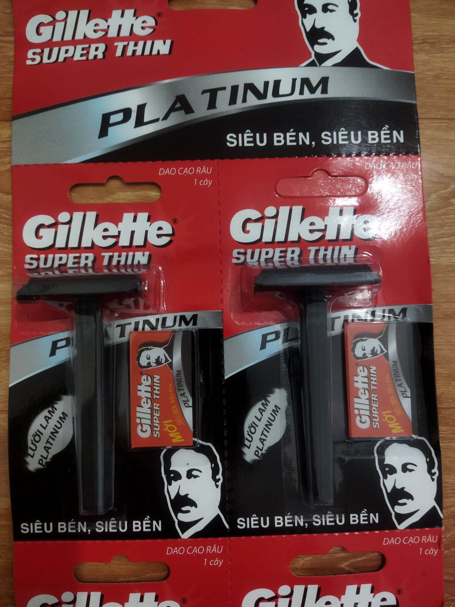 dao cạo râu gillette 1 vỉ ( 6cây)