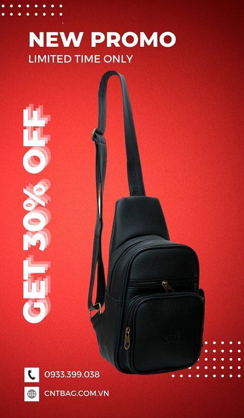 Túi đeo chéo CNT Unisex MQ28
