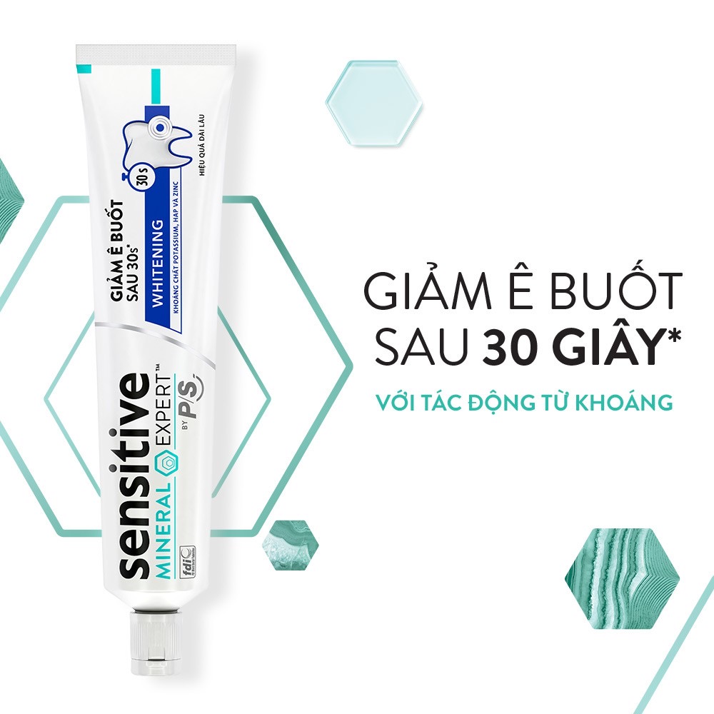 Kem đánh răng Sensitive Expert by P/S Whitening Trắng Răng 100g/hộp