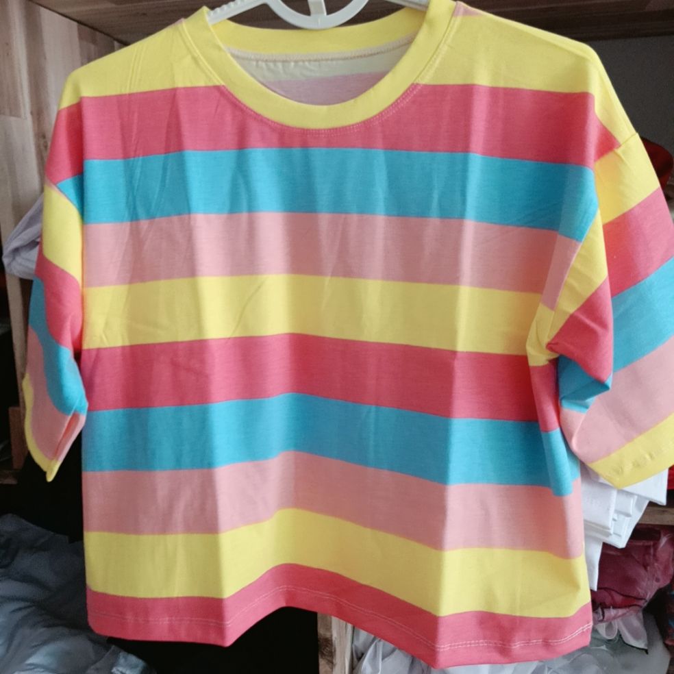 [HCM]áo thun nữ áo crop top  áo sọc ngang