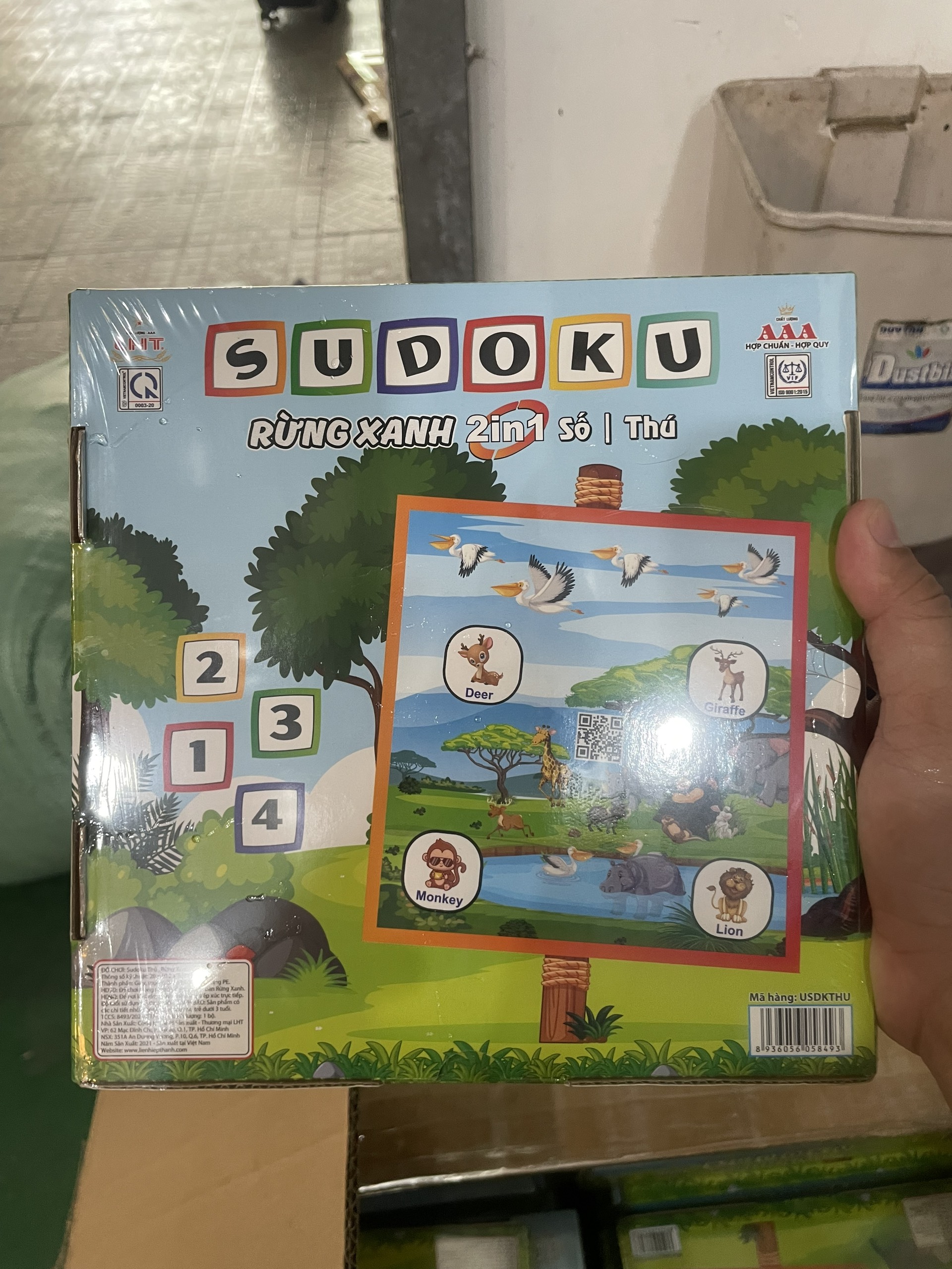 Cờ thú 2 trong 1 sudoku rừng xanh