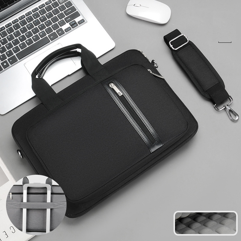 Cặp đựng laptop 15.6 inch chống sốc công sở cho nam, cặp đựng tài liệu, túi đeo chéo đựng laptop chống nước, chống trầy