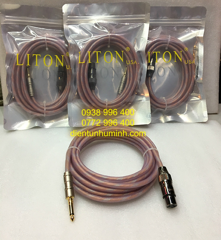 Dây Micro - dây mic - day mi hát Karaoke LITON 5M Cao Cấp