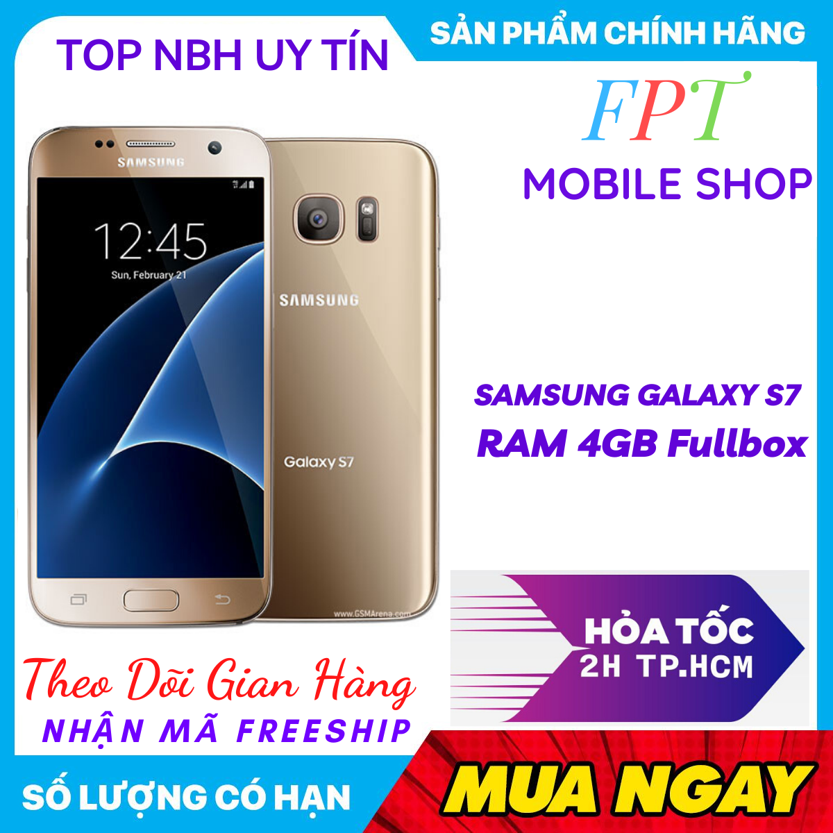 SAMSUNG S7 32GB Điện thoại SAMSUNG GALAXY S7 Ram 4Gb MỚI Màn hình Super