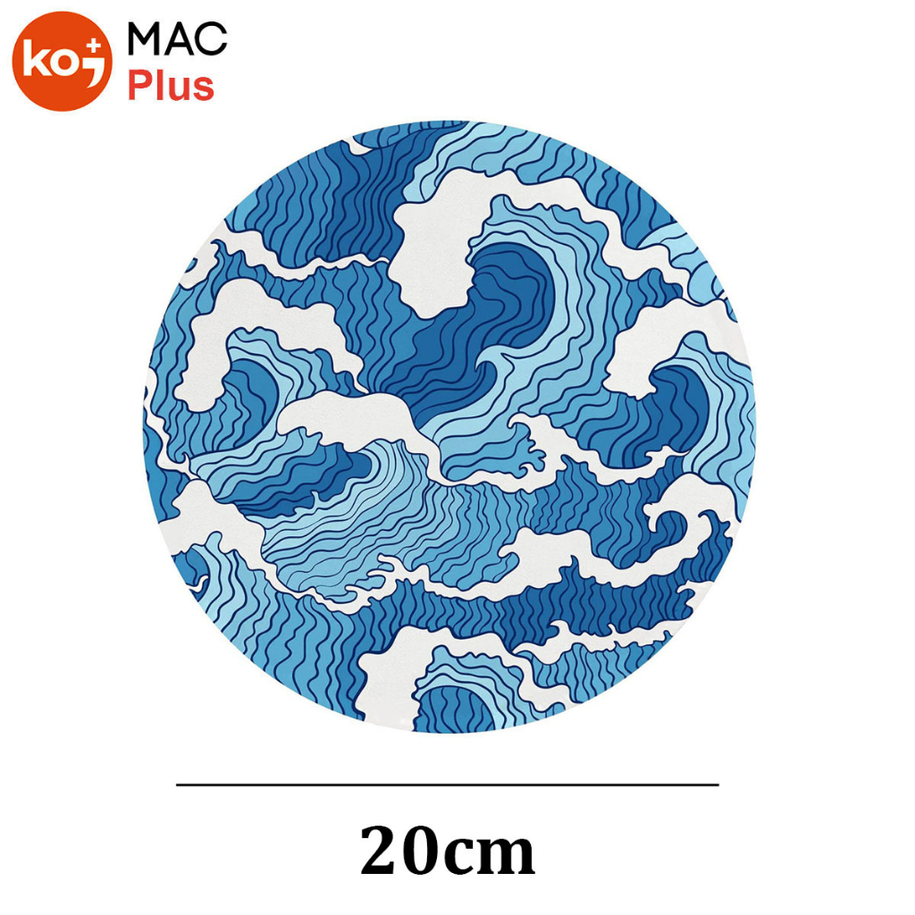 Miếng Lót Chuột Tròn Anime Đế Chống Trượt ( Small Mouse Pad Bàn Di Chuột May Bo Viền Chắc Chắn Nhiều Mẫu Lựa Chọn )
