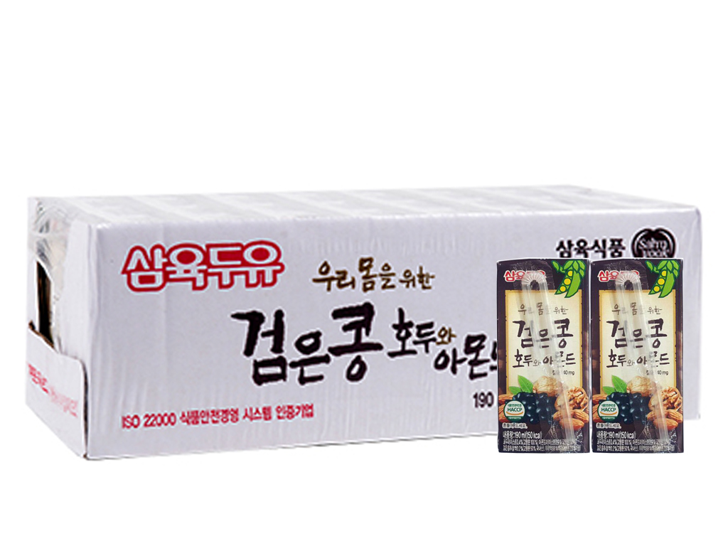 Sữa óc chó dạng hộp 190ml 24 hộp/thùng