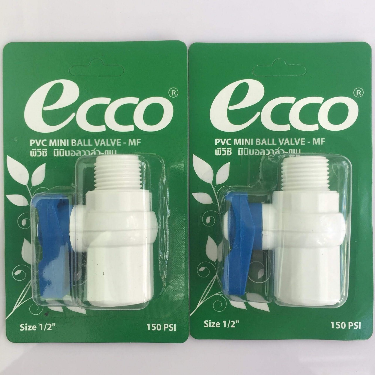 [HCM]Van khóa nước Ecco Thailand 1 răng trong 1 răng ngoài phi 21 (1/2")