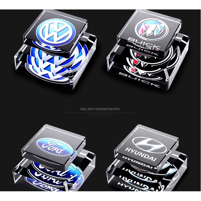 Nước hoa ô tô theo xe có logo hãng