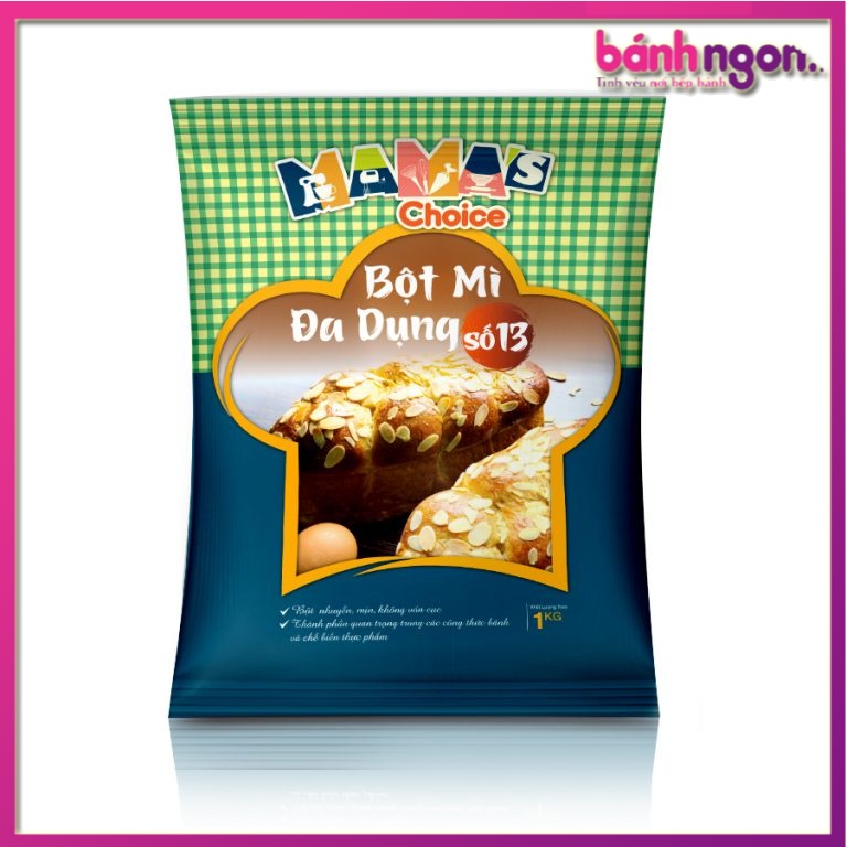 Bột mỳ mama’s choice 13/bột mỳ số 13/bread flour 1kg
