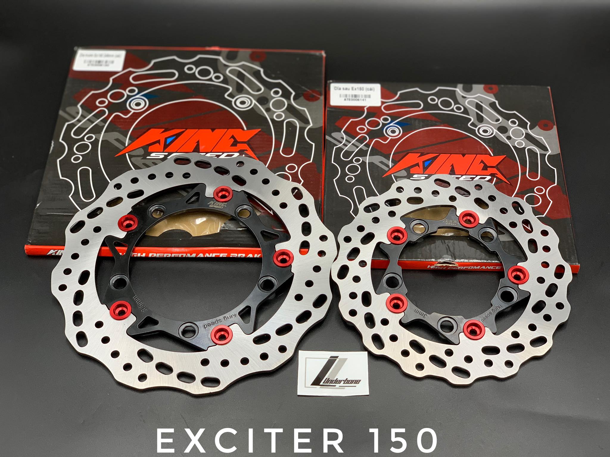 Đĩa phanh Thắng King Speed gắn Exciter 150,155 " như zin "
