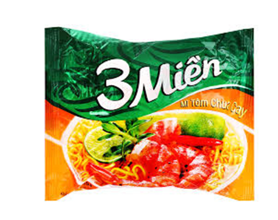 30 gói mì 3 miền tôm chua cay 65gr