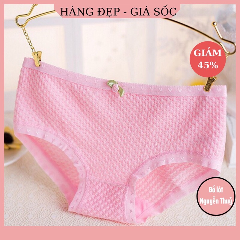 Quần lót nữ cotton tăm sợi tre 885