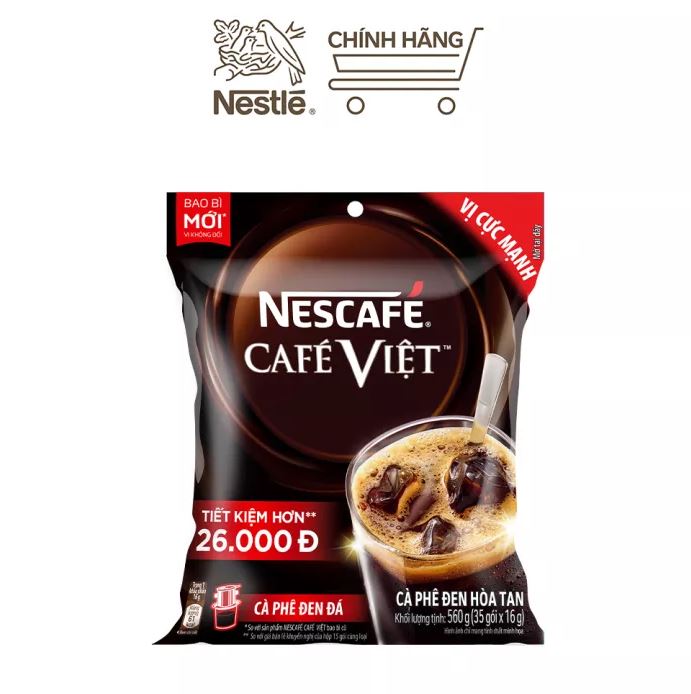 Cà phê hòa tan Nescafe café Việt cà phê đen đá
