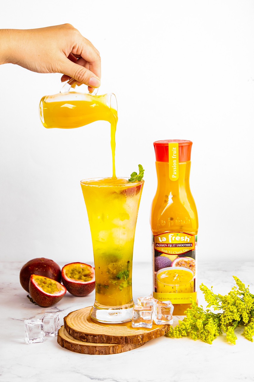 [HCM]Sinh Tố Chanh Dây Lafresh Đà Lạt 350ml