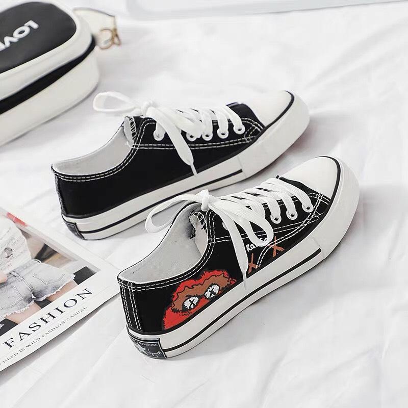 GIÀY SNEAKER  NỮ CỔ THẤP HÌNH THÚ