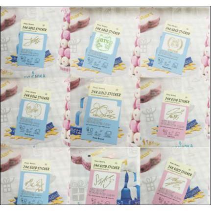 Sticker BTS chữ ký dán BTS album sticker ảnh dán idol dễ thương army